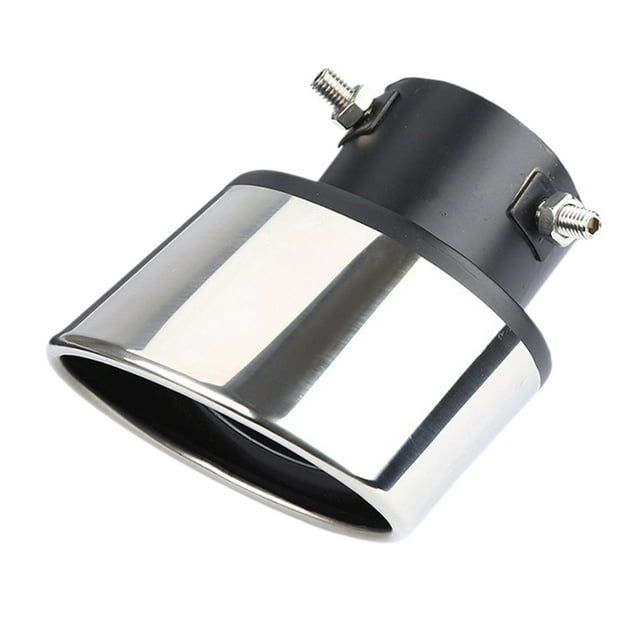 Lksixu Car Accessories Car Modified Exhaust Pipe Outlet Stainless Steel Exhaust Pipe Modified Tailpipe Cover Decoration Tailpipe Exhaust Cover Universal Car Interior Accessory