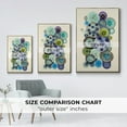 thumbnail image 4 of Geodes II Framed Premium Gallery Wrapped Canvas - Ready to Hang - 17 x 25 - Gold Floating Frame, 4 of 9