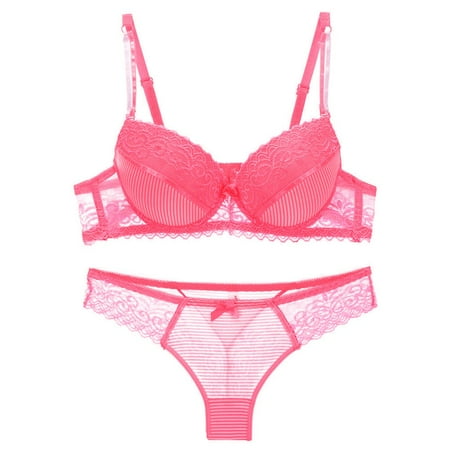 

Yuelianxi Women s Fashion Lace Bra Female Lingerie Bras Underwear Set