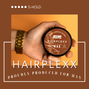 Hairplexx Hair Wax for Hair Styling with Matte Finish to Improve Hair Texture and Thickness - Molding Hair Paste Hold All Day - For All Hair Types, Paraben Free 2.7 oz Gel Haircare