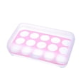 thumbnail image 1 of Egg Holder,15 Grids Egg Storage Egg Box Plastic Egg Box Next-Gen Design, 1 of 2