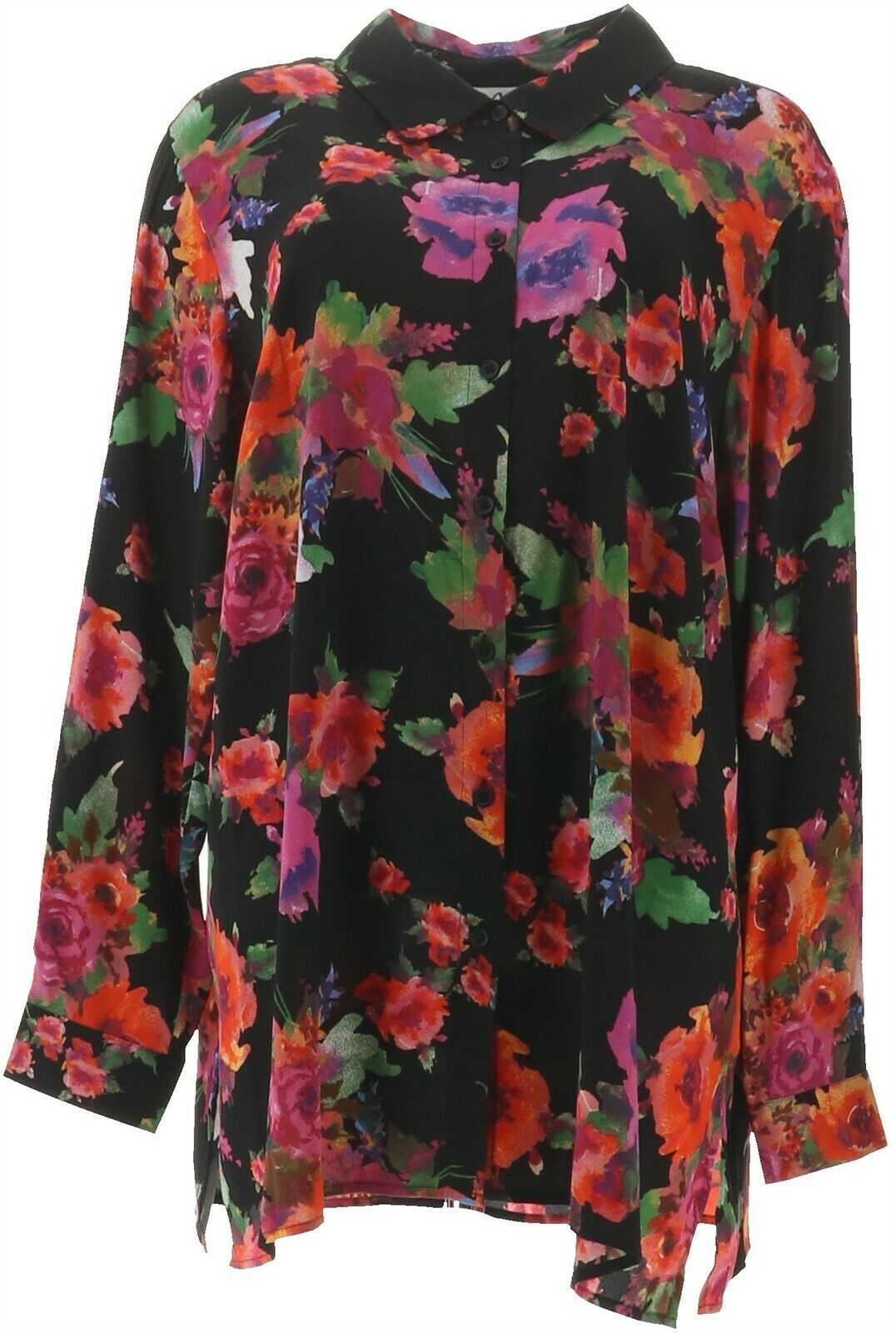 Louis Dell'Olio - Linea Louis Dell'Olio Floral Printed Blouse A295911 ...