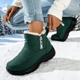 thumbnail image 6 of Women's High Top Fleece Lined Thickened Soft Sole Boots Warm Stylish Winter Snow Boots For Daily Wear And Comfort, 6 of 6