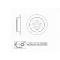 thumbnail image 4 of Winstop Brake Rotor, Rear WS239727, Lexus RX350 2015-2010, 4 of 4