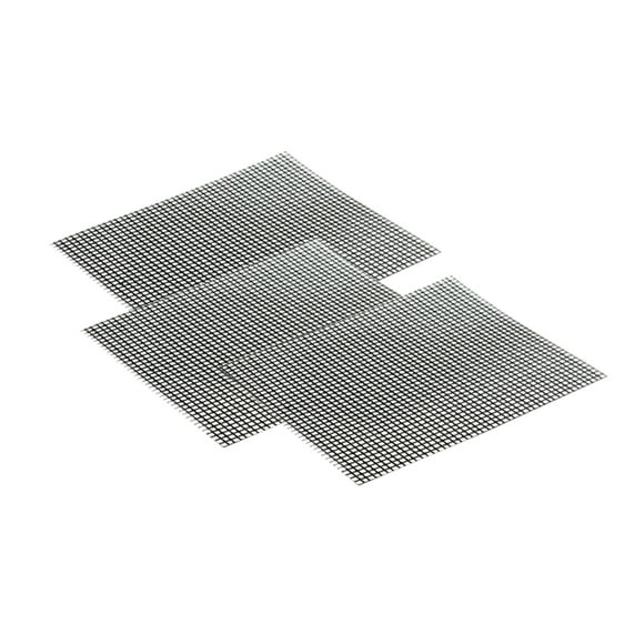 NUOLUX 3Ud Bbq Grill Mesh Mat Negro Resistente Para Con Limpieza Simple Y Uso Repetido