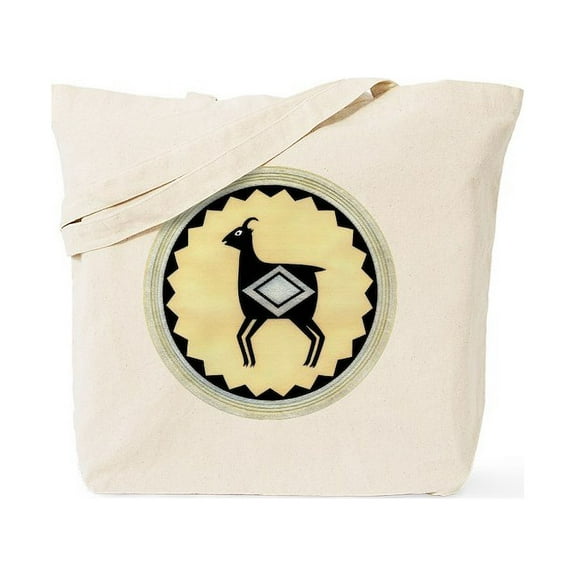 CafePress - MIMBRES DOMESTIC GOAT BOWL Tote Bag - Unisex Canvas Tote Bag, Beige, 1-Piece