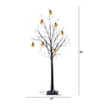 thumbnail image 3 of Nearly Natural Pre-Lit Halloween Skulls and Pumpkins Artificial Twig Tree - 5' - LED Lights, 3 of 4