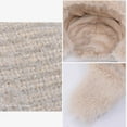 thumbnail image 4 of Generic Warm Winter Ear Cover Beanie For Women Stylish Plush Earflap Hat For Women Hood Ski Over Windproof Plush Hood Fuzzy Ski Winter Adjustable Women Men Gender-Neutral Knit Head Warmer, 4 of 4