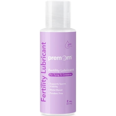 Premom Water Based Fertility Lubricant, pH Balanced, Paraben Free, 2 fl Oz