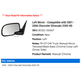 thumbnail image 2 of Left Mirror - Compatible with 2001 - 2006 Chevy Silverado 2500 HD 2002 2003 2004 2005, 2 of 2