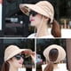 thumbnail image 2 of Summer Hats For Women Foldable Sun Hat Pearl Flower Visor Suncreen Floppy Cap Female Outdoor Casual Baseball Cap He Qiyong unisex, 2 of 2