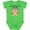 Apple Green, variant on Inktastic My Nana and Papa Love Me with Cute Kitten and Flowers Boys or Girls Baby Bodysuit