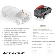 KUAT Ibex Full-Size Medium-Bed Sandy Black Truck Bed Rack (IBEXD2)