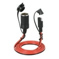 thumbnail image 1 of Conector hembra del cargador del coche del enchufe del encendedor de cigarrillos SAE de 12V 20A, 1 of 6