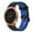 Black-Blue, variant on For Garmin Move Luxe 20mm Vertical Pattern Two-color Silicone Watch Band