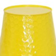 thumbnail image 5 of Sunnydaze Indoor/Outdoor Organizational and Decorative Galvanized Steel Bucket or Planter with Imprinted Hexagon Pattern - Yellow - 4pk, 5 of 8