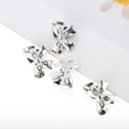 thumbnail image 5 of Unique Bargains 4 Pcs Shoelace Charms Bow Fashion Shoe Accessories Silver Tone, 5 of 5