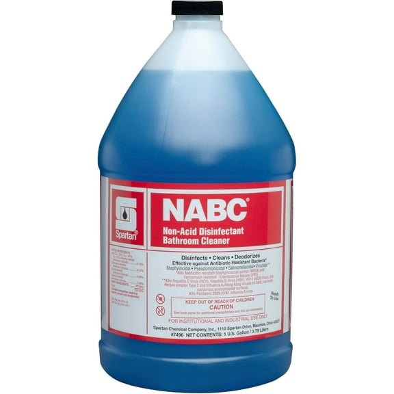 NABC Non-Acid Bathroom Cleaner 1 Gallon Bottle Case of 4