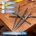 thumbnail image 5 of Uxcell Pneumatic Air File 3/16" x 5" (5mm X 130mm) Round Extra Coarse Tooth Industrial Grade Files Tools for Reciprocating Saw Grinding Metal Polishing Milling Sharpening, 5 of 7