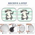 thumbnail image 6 of Xecao Cute Raccoon for Foldable Car Sun Shades (2-Pack) offer sun protection with an easy-fold design for convenient windshield shading., 6 of 7