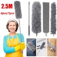 thumbnail image 2 of Microfiber Duster Extendable Duster Cleaner Brush Telescopic Catcher Mites Gap Dust Removal Dusters Home Cleaning Tools 1.4/2.5M 1.4m C Dust brush, 2 of 6
