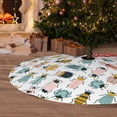 thumbnail image 6 of Yiaed Colorful Insects Print Christmas Tree Skirt , Tree SkirtsTree Mat for Christmas Winter Holiday Indoor Decorations-30", 6 of 7