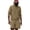 A Brown, variant on Dqueduo Men's Casual Sets, Solid Color Hooded Long Sleeve Hoodie with Drawstring Elastic Waist Shorts, Loose Oversized Two-Piece Hoodie and Shorts Set