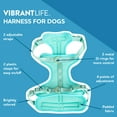 thumbnail image 6 of Vibrant Life, Dog Harnesses, Adjustable Neoprene Dog Walking Harness, Green, Size XS, 6 of 6