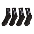 thumbnail image 1 of Calcetines de entrenamiento de fútbol para adultos, ideales para hombres y mujeres, negros, diseño antideslizante, calcetines acolchados antideslizantes para deportes, 1 of 8