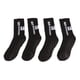 thumbnail image 1 of Calcetines de entrenamiento de fútbol para adultos, ideales para hombres y mujeres, negros, diseño antideslizante, calcetines acolchados antideslizantes para deportes, 1 of 8