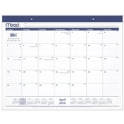 Mead Basic Academic 2026-2027 Monthly Desk Pad Calendar Standard 21 34 x 17 -