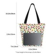 thumbnail image 2 of Bingfone Ice Cream Popsicles Women Shoulder Tote Bags Casual Bag Ladies Shopping Handbag, 2 of 6