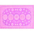 thumbnail image 1 of Ahgly Company Indoor Rectangle Oriental Pink Traditional Area Rugs, 8' x 12', 1 of 4