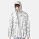 thumbnail image 2 of Balery Snowflake Minimalist Sudadera ligera de manga larga con capucha y protección solar UPF 50+ para hombre y mujer, ideal para pesca y running-Large, 2 of 7