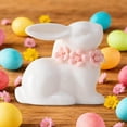 thumbnail image 6 of Japceit Easter Ceramic Rabbit Decor, Cute Bunny Sculpture for Table and Shelf Display, Artistic Ornament for Living Room, Office, and Gift for Birthday, Holiday, Home, 6 of 6