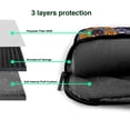 thumbnail image 4 of Lsque Spooky Cats And Halloween Pumpkins Pattern Laptop Bag – Portable & Slim Single-Shoulder Computer Case with Adjustable Strap, Protective, Lightweight for 13”/14”/15.6” Laptops, 4 of 8