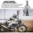 thumbnail image 2 of Nrdde Motorcycle Bell, Biker Riding Bell, Good Luck Bell For Motorcycle,3D Angel Riding Bell, Lu, 2 of 5