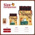 thumbnail image 3 of Rocae Happy Thanksgiving Day Print Christmas Drawstring Linen Gift Bag with Drawstrings Treat Bag Goody Present Bags for Christmas Party Favor, 3 of 8