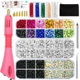 thumbnail image 1 of Bedazzler Kit with Rhinestones, Hotfix Rhinestones Applicator Tool Gun, Bedazzle Kit for Clothing, Clothes, Fabric, Wood, Leather, Paper - 5200 Pcs Hot Fix Crystals, 1 of 6
