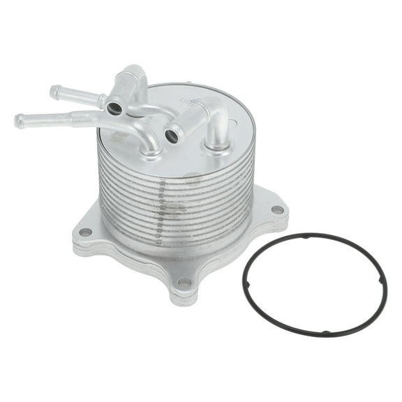 Unique Bargains 1 Set Engine Oil Cooler for Mitsubishi Lancer 2008-2017 Aluminum Alloy Silver Tone Transmission Oil Cooler Trans Cooler