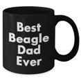 thumbnail image 2 of Amangny Beagle Dog Dad Gifts from Men to Family, Best Beagle Dad Ever Quote on Black Coffee Mug for Christmas, 2 of 5