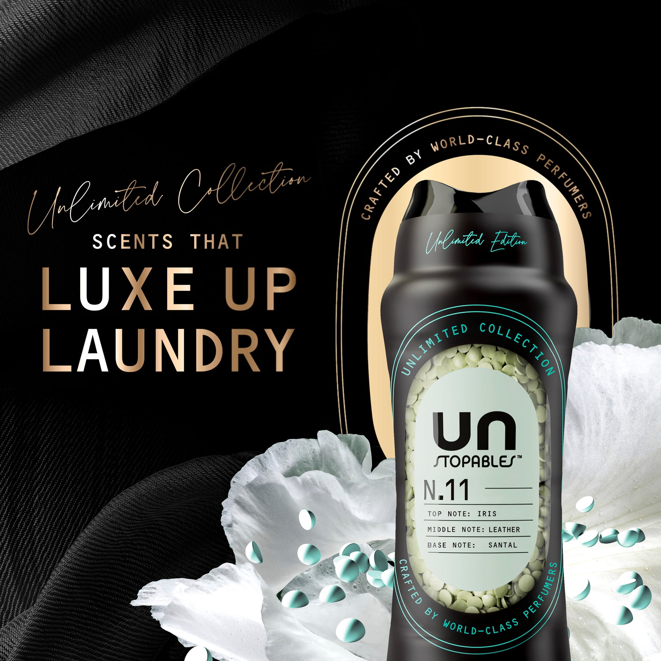 Downy Unstopables Unlimited Collection In-Wash Laundry Scent Booster Beads, No.11 , 10.7oz