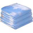 thumbnail image 5 of Playful Starfish Beach Tea Towels Set of 6 Blue Sky Kitchen Dish Cloth with Hanging Loop, 18"x28"Lint-Free Absorbent Towel for Kitchen Drying Wiping and Cleaning, 5 of 5
