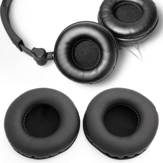 1 par de almohadillas para los oídos de cuero proteico para AKG K518 K518DJ K81 K518LE