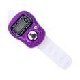 thumbnail image 3 of Colaxi Electronic Finger Counter Number Count Fitting with ,5 Digit Finger Hand Tally Counter Counting for Golf Sports Coaching violet, 3 of 8
