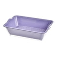 thumbnail image 4 of Juego de cuenco y colador de drenaje con cesta para limpiar alimentos y espaguetis Violeta 2 niveles, 4 of 9