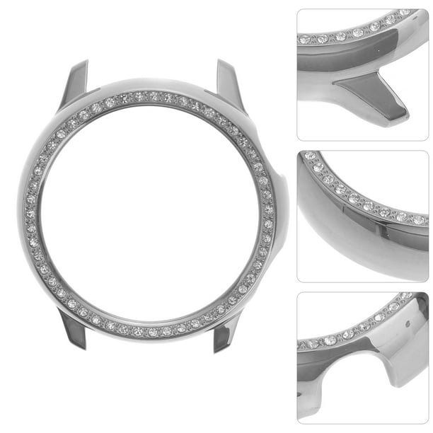 ADDHAT Para Plateada De Material Antirrayaduras Para Smartwatch Elegante