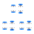 thumbnail image 1 of Extensores Joystick para Juegos Tapas Agarre El Pulgar PS5 Playstation Portal () Azul, 1 of 4