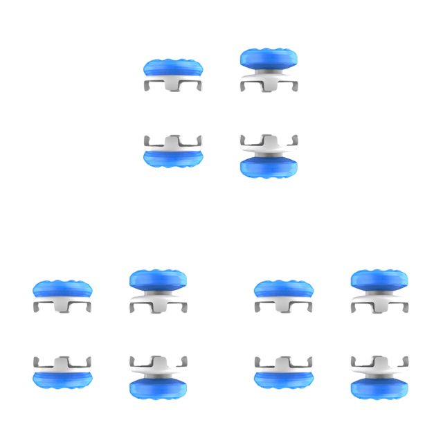 Extensores Joystick para Juegos Tapas Agarre El Pulgar PS5 Playstation Portal () Azul