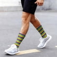 thumbnail image 4 of LSQii Fun Socks for Women Cozy Breathable Printed Cotton Knitted Fashion Novelty Crazy Mid Calf Sports Socks Gifts Carnival Beige, 4 of 7